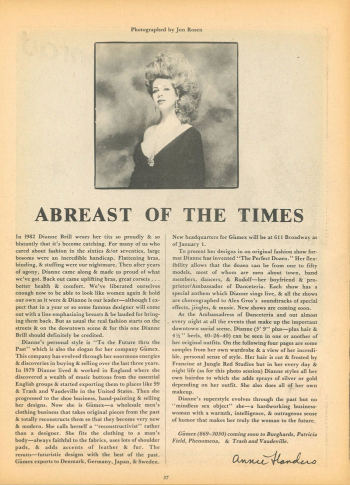 abreast of the times