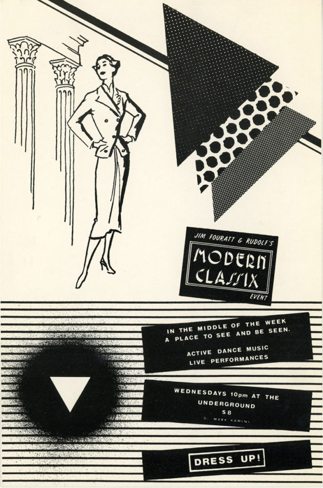 Underground Jim Fouratt Rudolf Bush Tetras Back