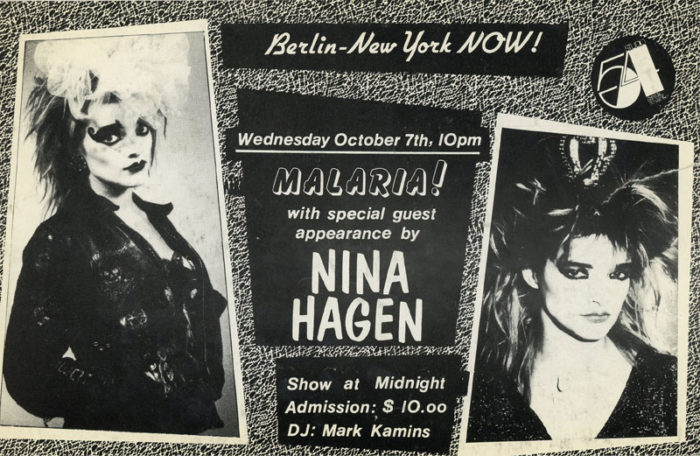 Studio 54 Berlin Night Jim Fouratt Rudolf Nina Hagen Back