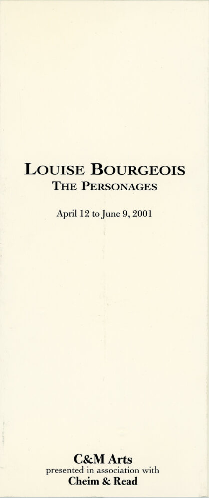 Ode à Ma Mère (detail), 1995 – Louise BOURGEOIS – Ode à Ma Mère