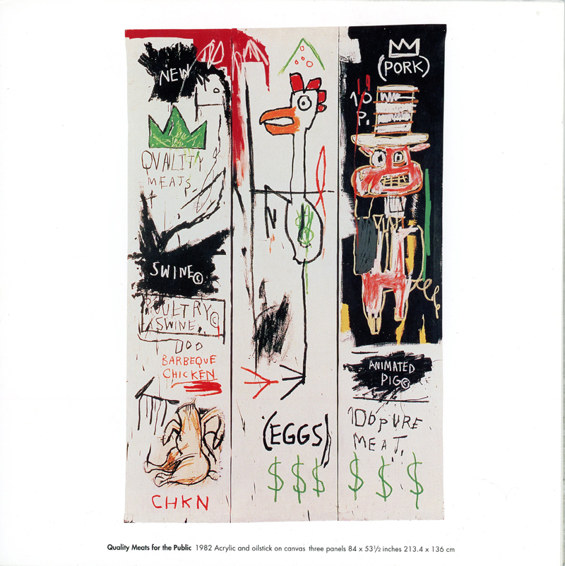 Gallery 98 | Jean-Michel Basquiat, Three-Fold Card, Tony Shafrazi ...