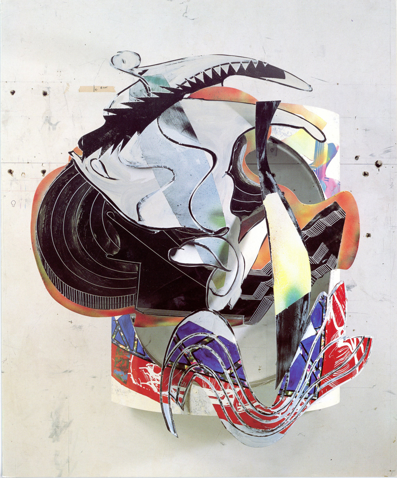 Gallery 98 | Frank Stella, “Bandshell” (1999), Folded Card, Sperone  Westwater Gallery, 1999