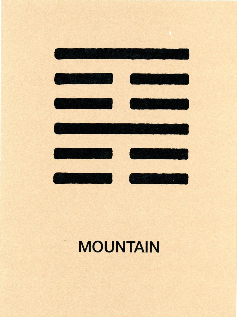 Gallery 98 | Richard Long, Mountain, Card, Daniel Templon Gallery