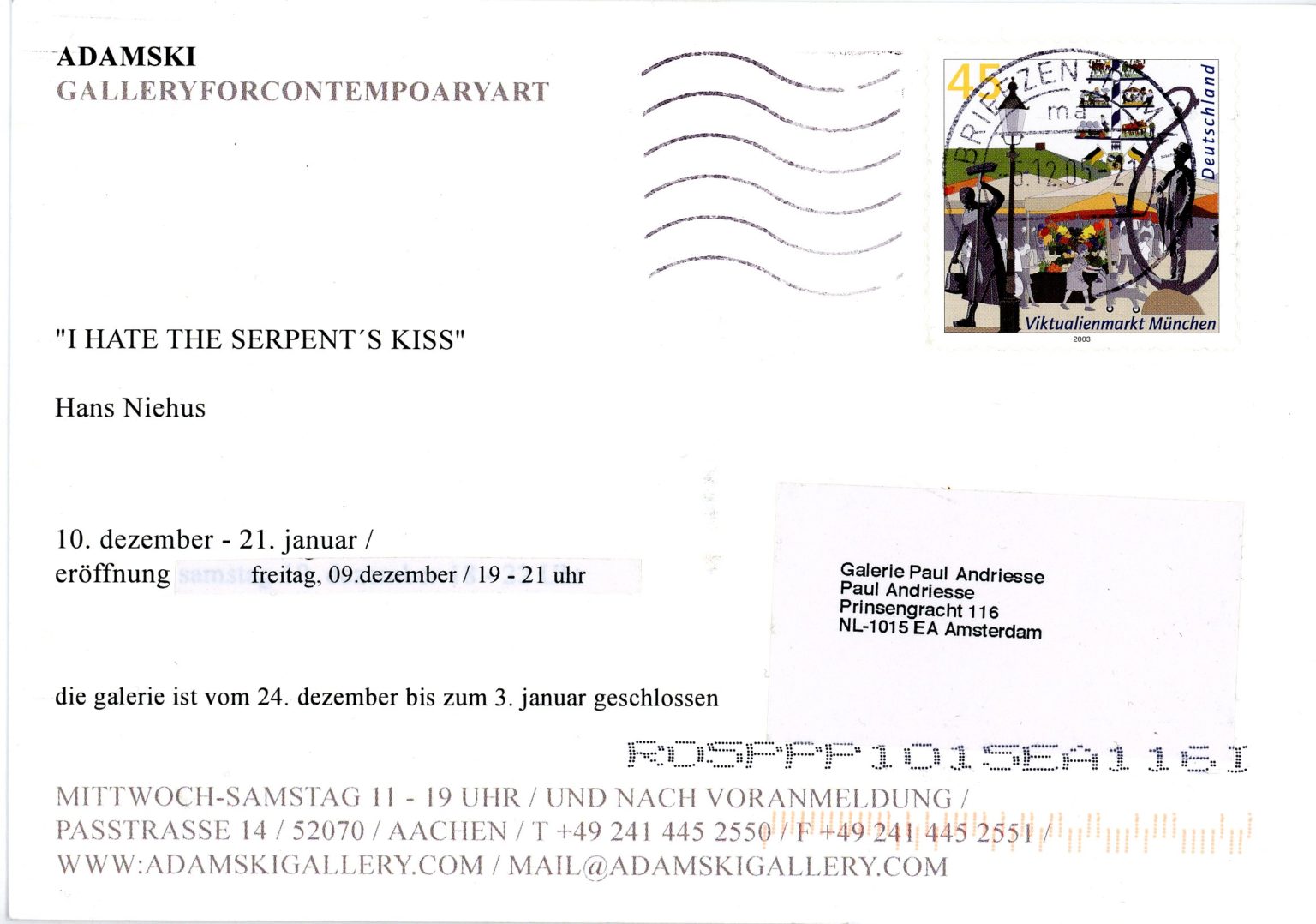 Gallery 98 | Hans Niehus, Naked Lunch: Marcel Duchamp Meets Playmate Sally Duberson from the