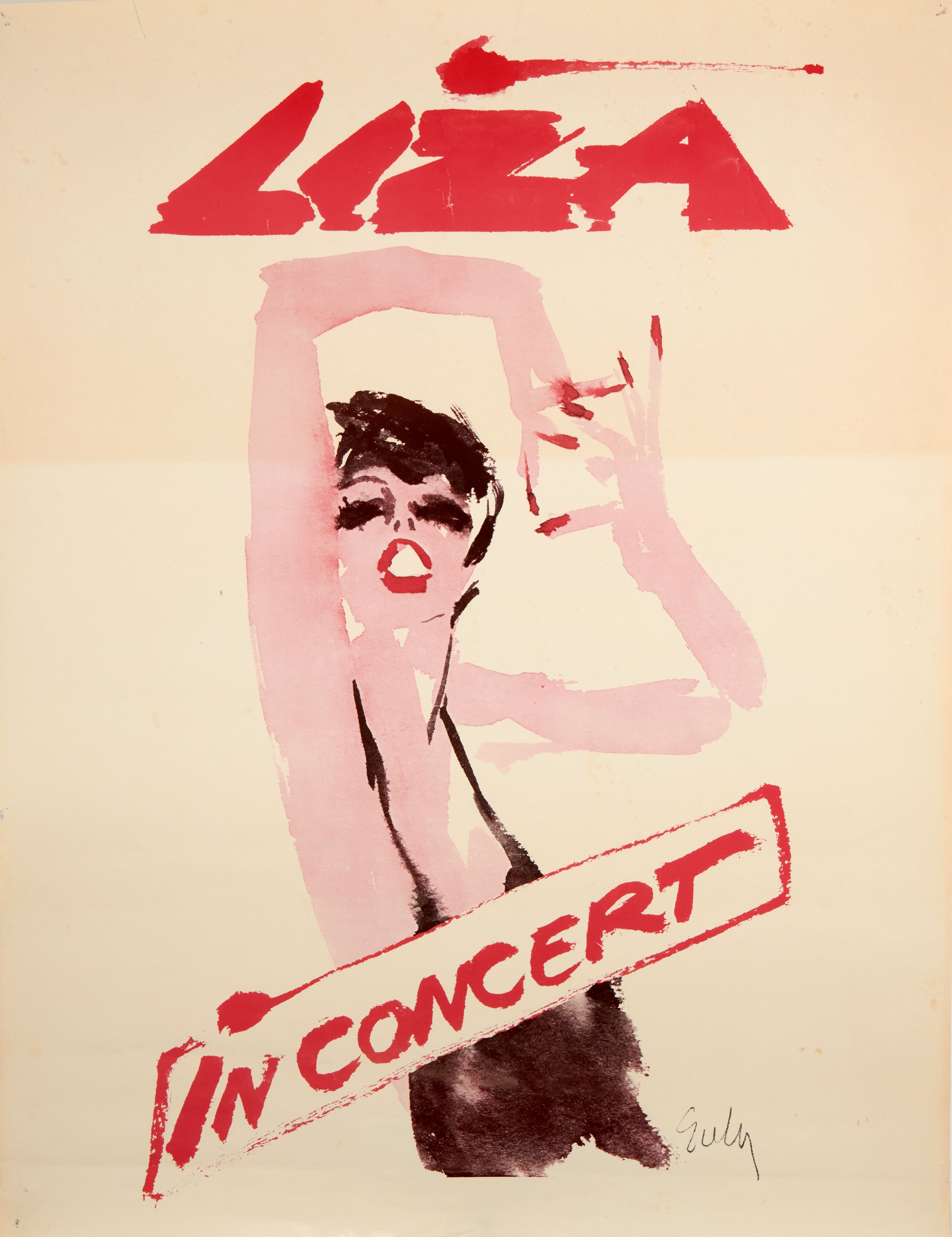 Gallery 98 | Joe Eula, Liza Minnelli “Liza In Concert” Tour 