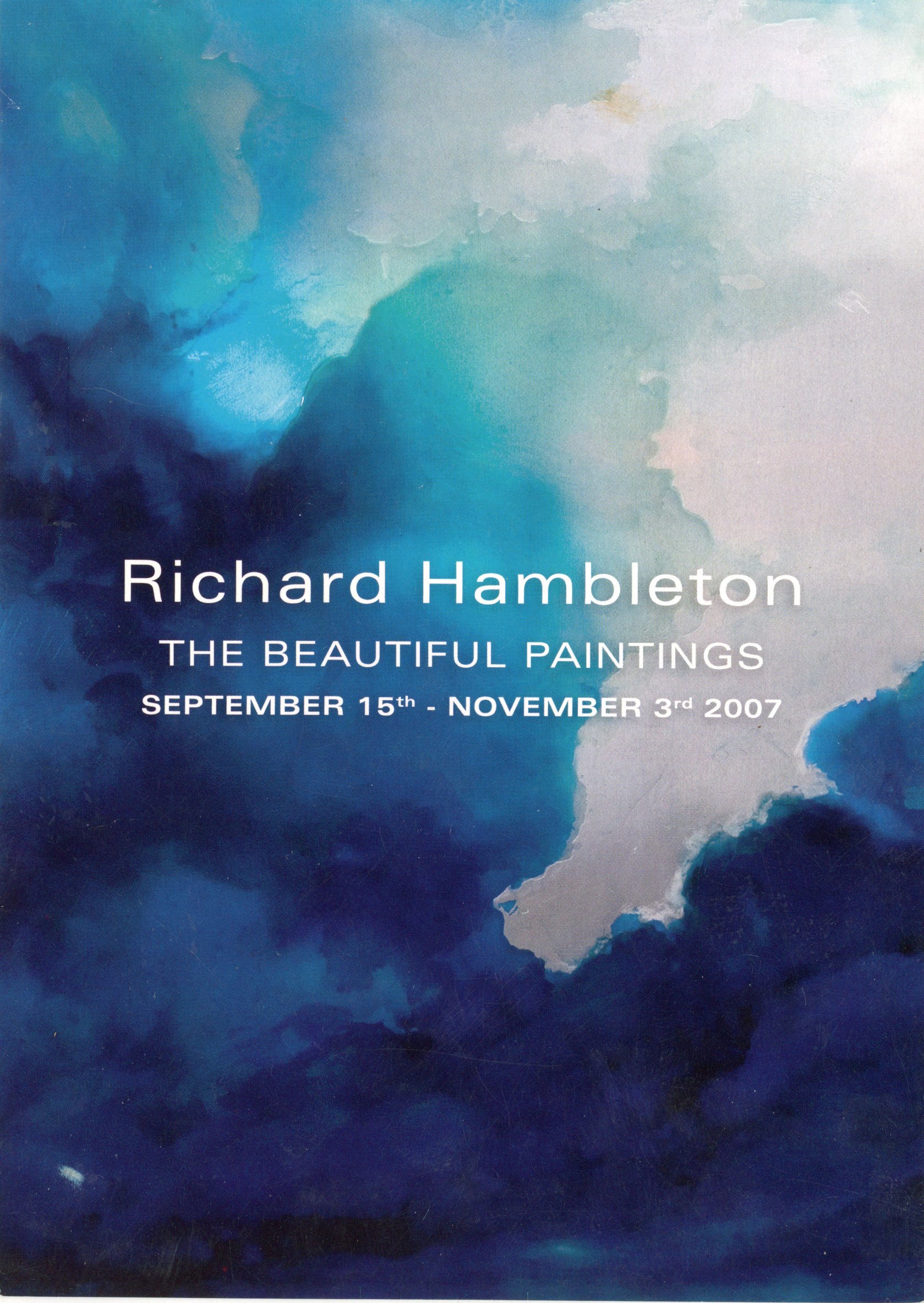 Gallery 98 | Richard Hambleton, The Beautiful Paintings (Blue ...