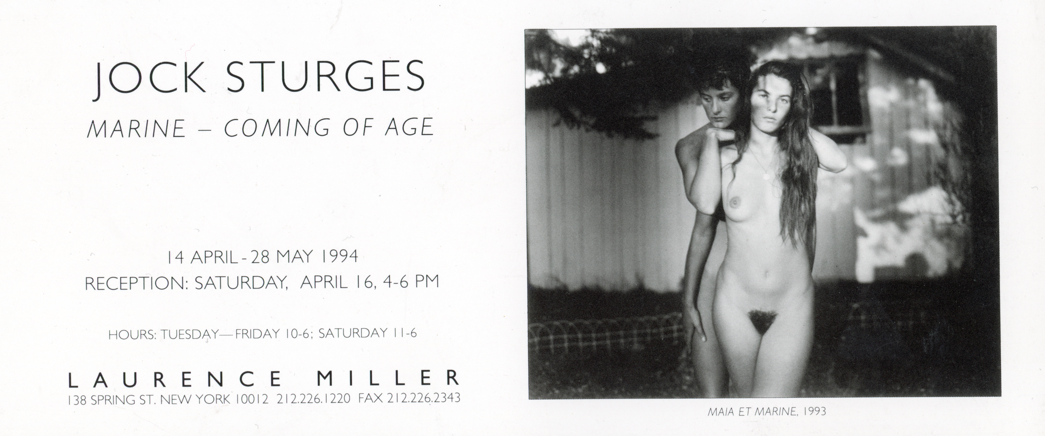 Evolution of grace jock sturges