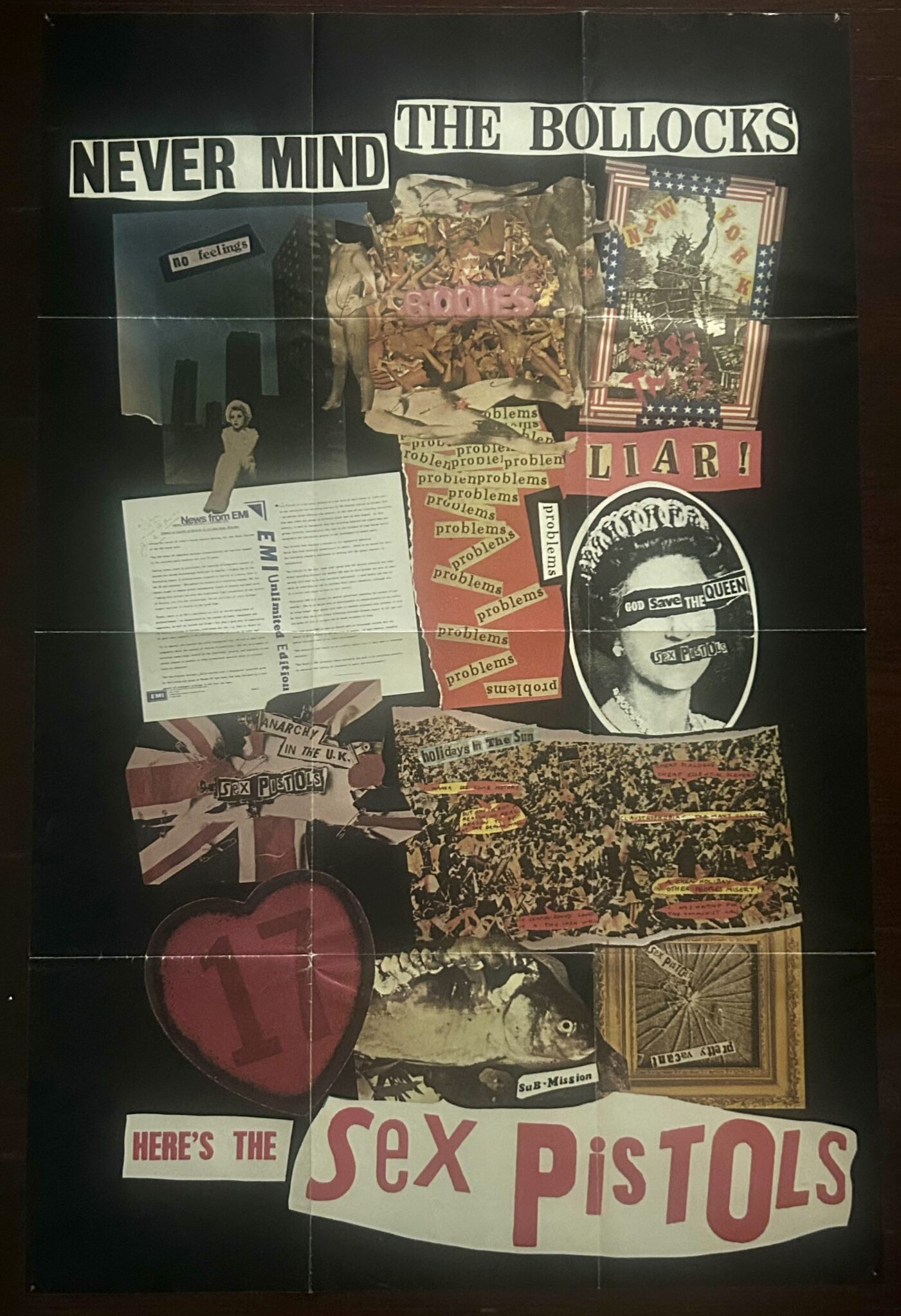 Gallery 98 | Jamie Reid, The Sex Pistols: Never Mind the Bollocks ...